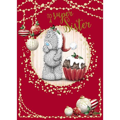 Super Sister Me To You Bear Christmas Card £1.79
